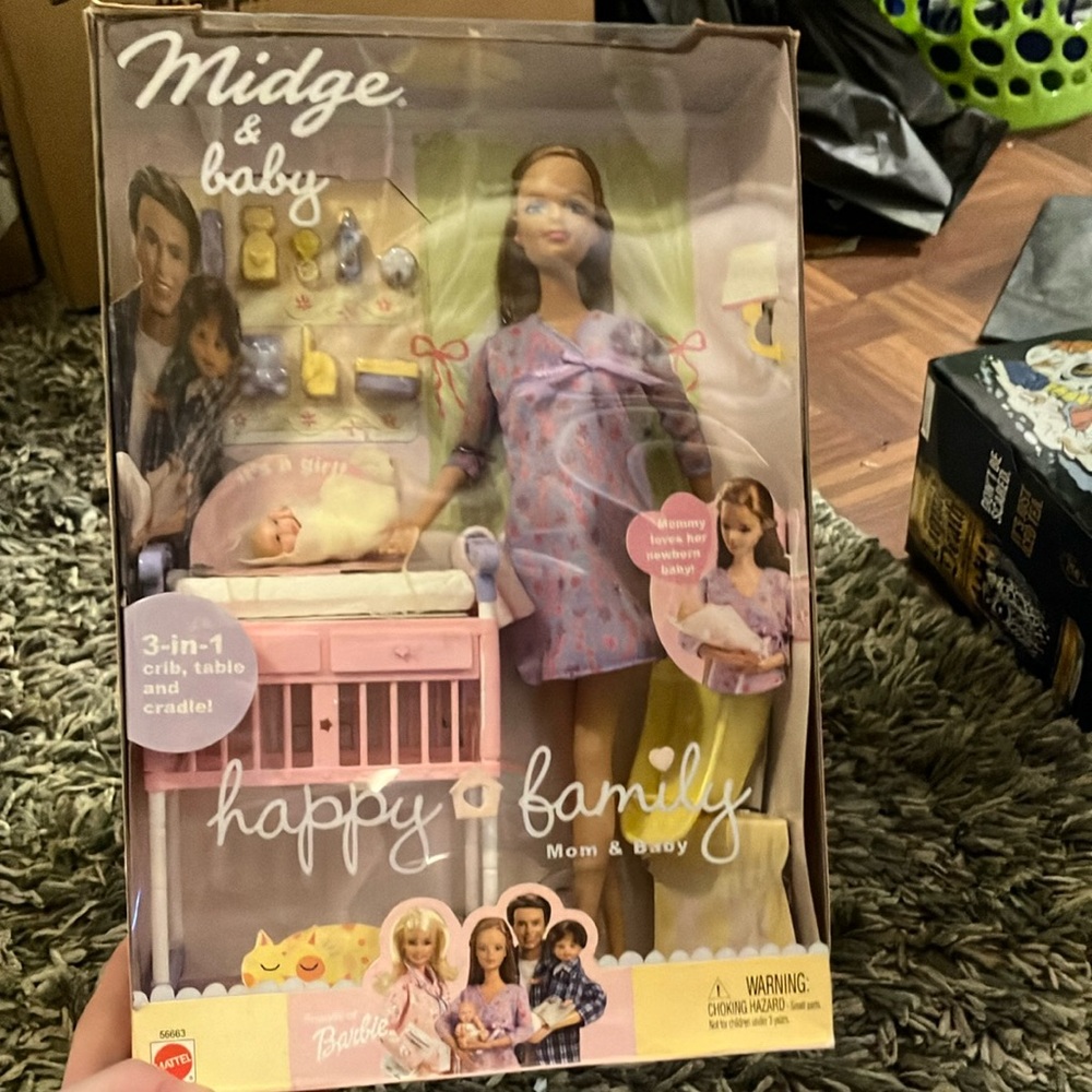 Mattel Happy Family Midge & Baby Doll Set